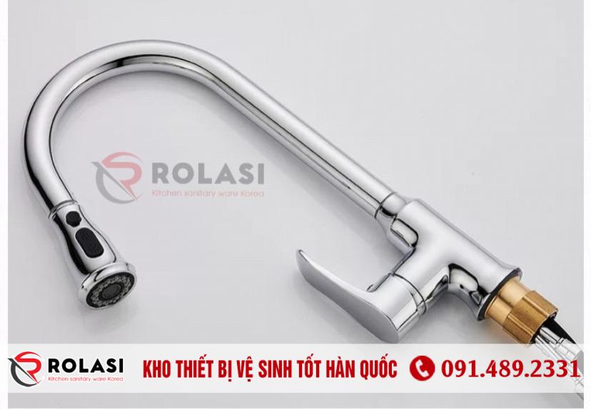 VÒI RỬA BÁT RÚT HÀN QUỐC CAO CẤP R3833T - Ảnh 5