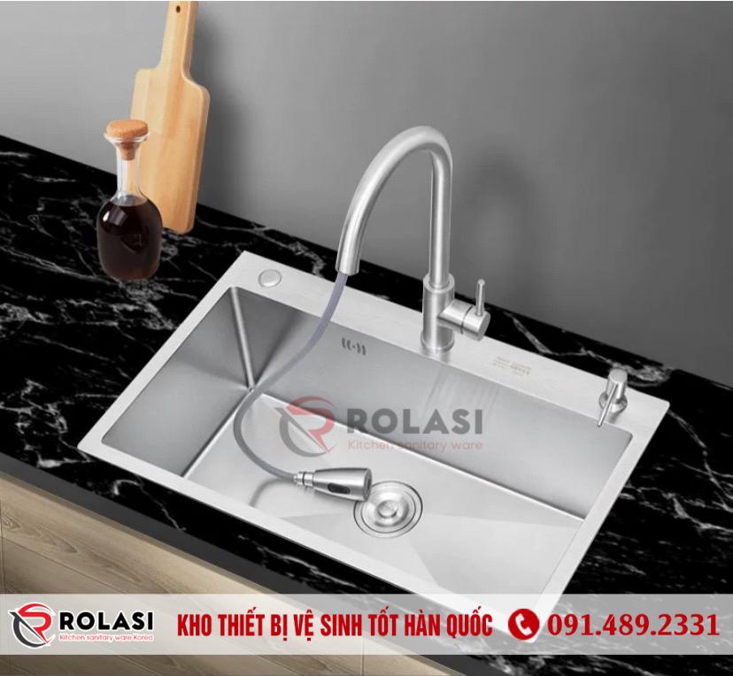 CHẬU RỬA BÁT 1 HỐ ROLASI R6045T - Ảnh 3