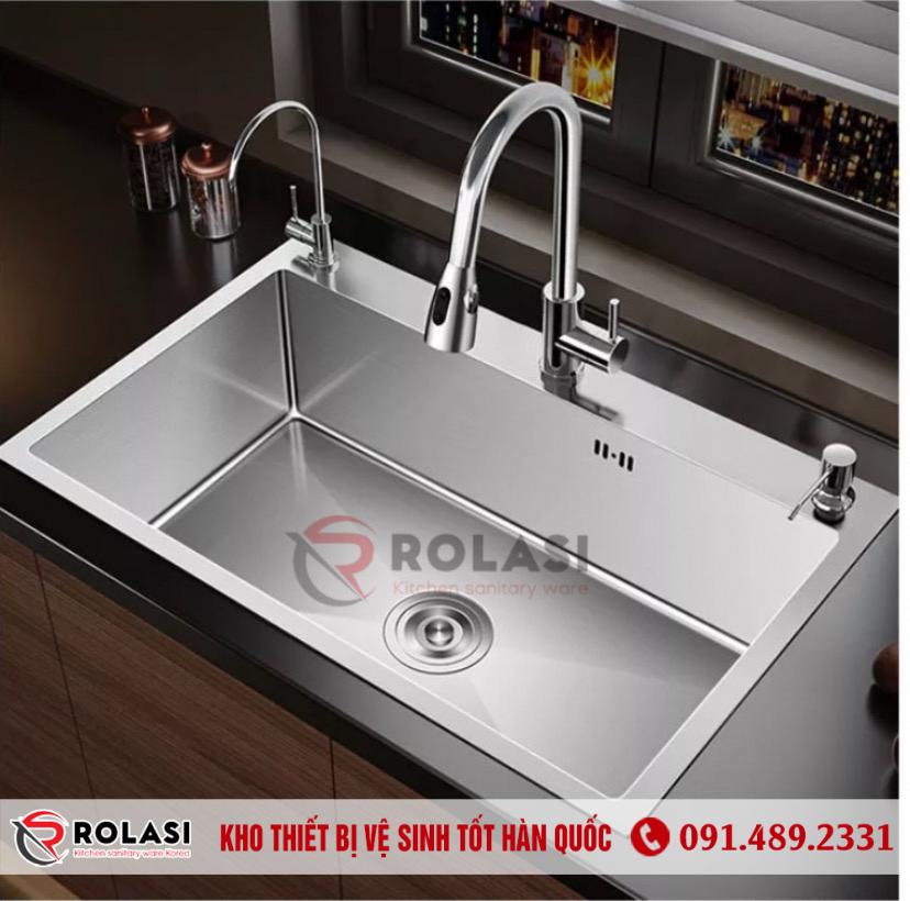 CHẬU RỬA BÁT 1 HỐ ROLASI R6045T - Ảnh 2