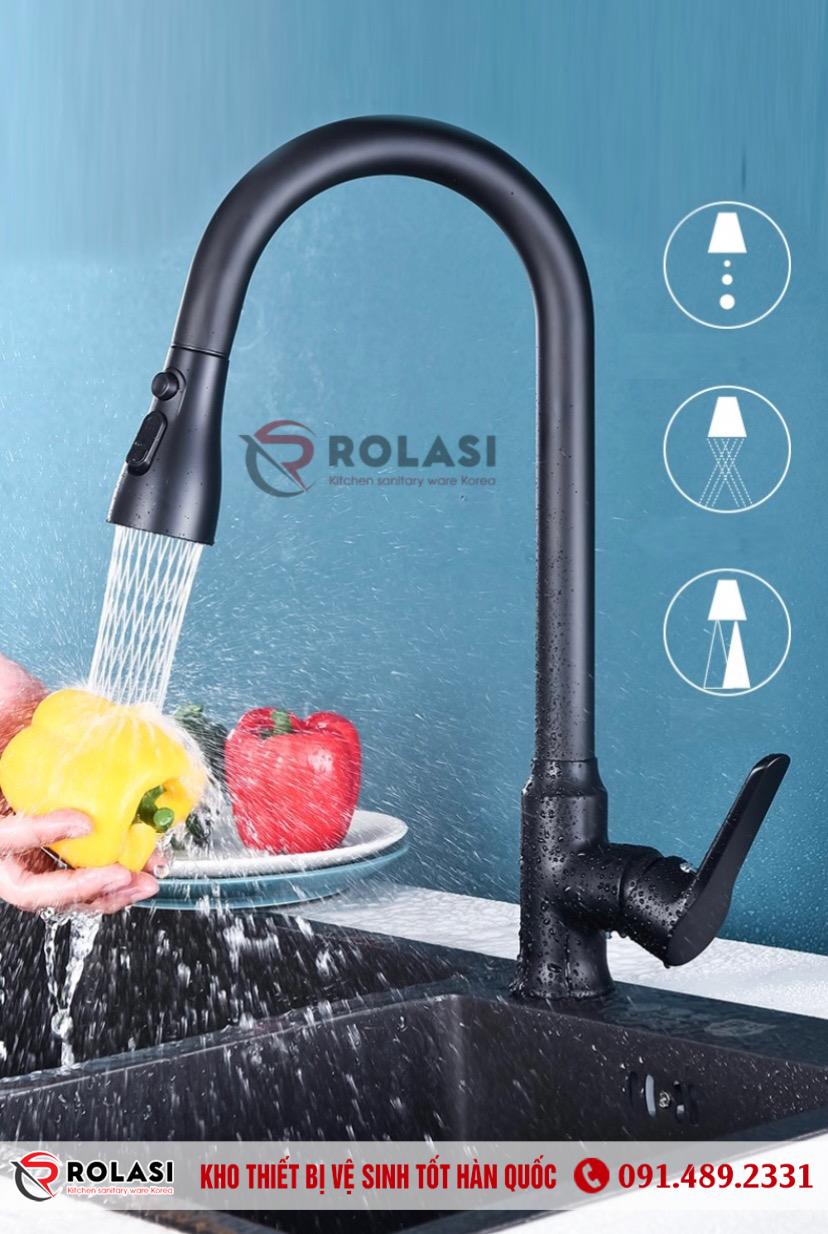 VÒI RỬA BÁT RÚT HÀN QUỐC CAO CẤP R2833D - Ảnh 3