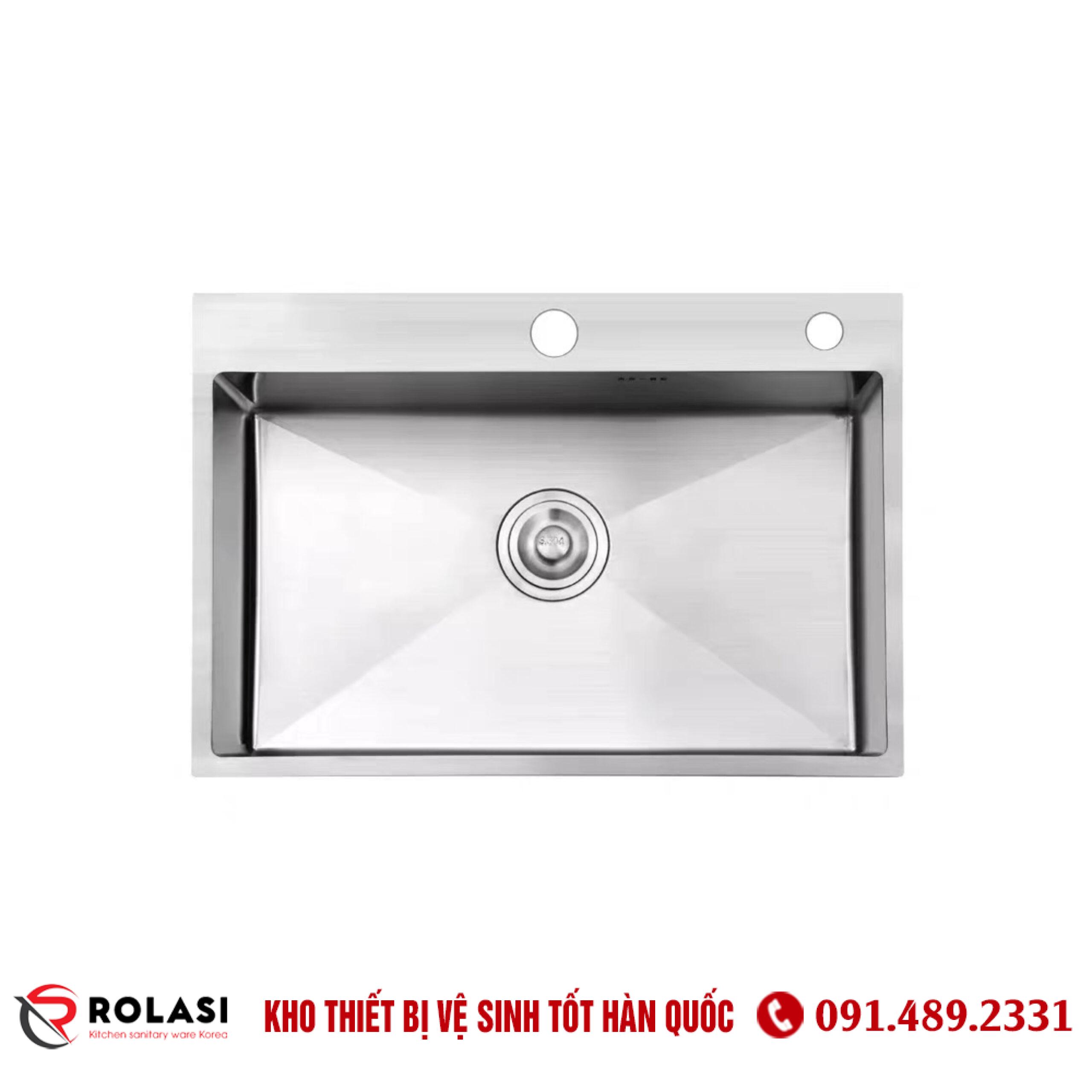 CHẬU RỬA BÁT 1 HỐ ROLASI R6045T